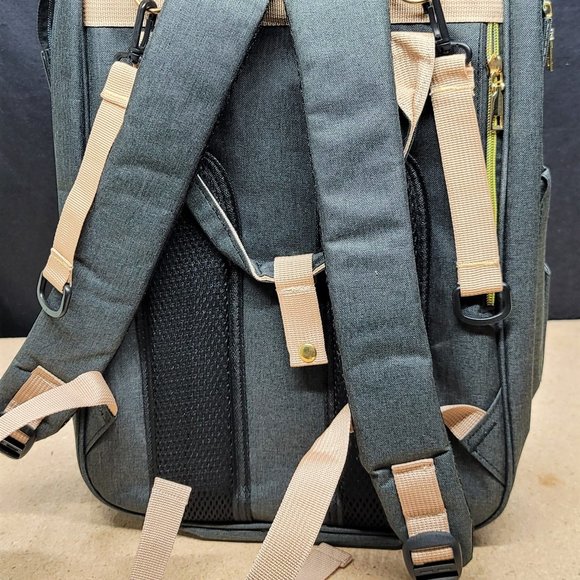 Baby Diaper Bag With Changing Station 3 in 1 diaper bag Backpack Large Capacity - Picture 8 of 11